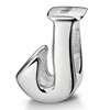 Sterling Silver 925 Letter Alphabet Beads from Glossy Materia -