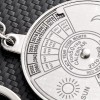 Veraly Llavero Calendario Giratorio Circular 50 Años Sol Y Luna