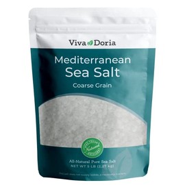 Viva Doria Mediterranean Sea Salt, Coarse Grain, 5 lb