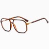 Oversized Square Aviator Reading Glasses for Women/Men - Large Frame