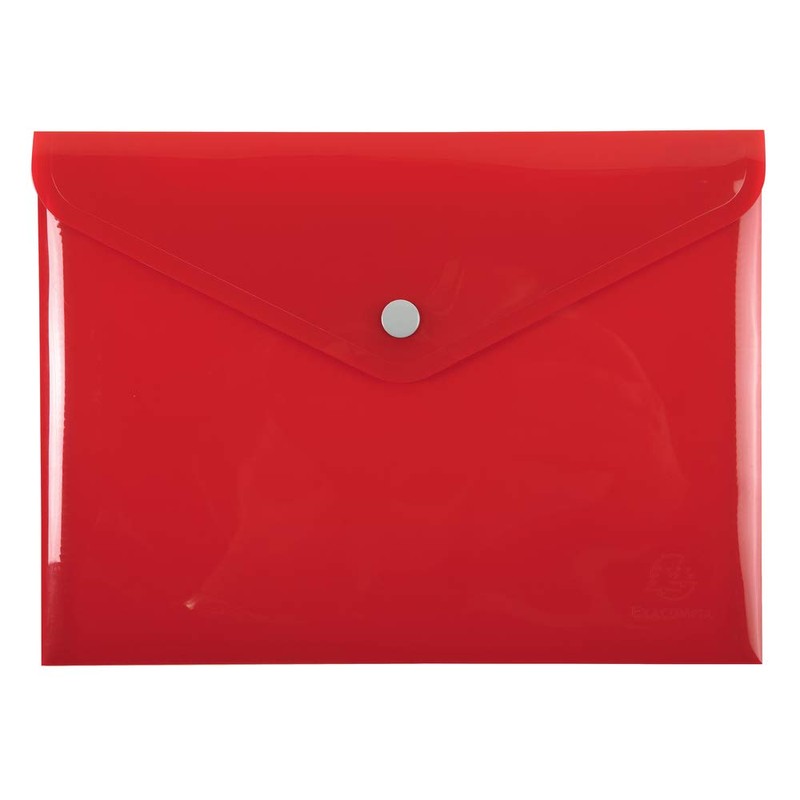 Exacompta - Ref. 34440E - 1 Pocket with snap Button