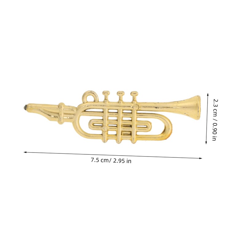 BESPORTBLE 12pcs Christmas Tree Decorations Mini Clarinet Miniature Saxophone Instrument