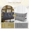 ZOEMO Headboard Wedge Pillow Large Headboard Pillow Wedge Pillow Headboard