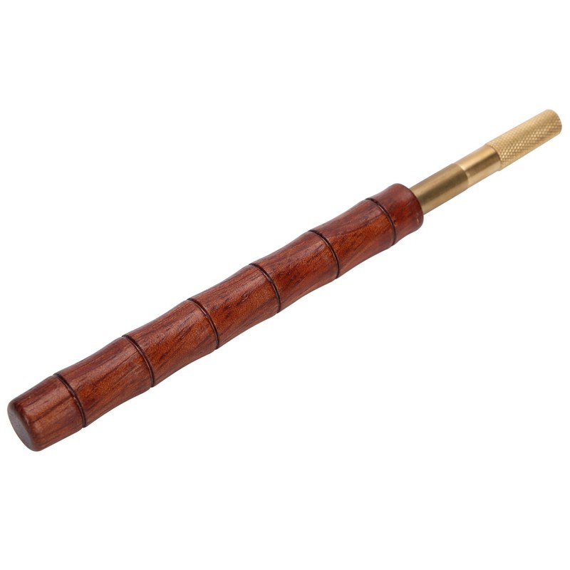 Wooden Handle Edge Oil Pen Brass Edge Dye Roller Applicator