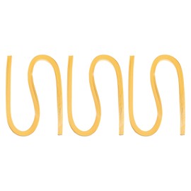 PATIKIL 180pcs Metallic Quilling Strips Paper 1cm x 54cm Origami Paper Quilling Kits for Adults Beginner Art DIY Craft Christmas, Gold Yellow