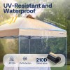 10x10' Commercial Pop UP Canopy Party Tent Folding Waterproof Gazebo