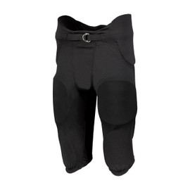 Russell Athletic Boys Integrated 7-Piece Pad Football Pant - Premium Youth Integrated Pants for All-Star Performance DC Black