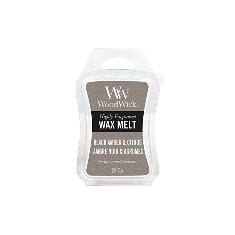 Woodwick 22.7G Mini Melt Black Amber