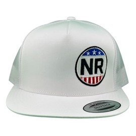Voted LP White Trucker Unisex Hat