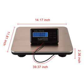 Digital Parcel Scales Platform Scales 150 kg / 0.05 kg LCD Display Platform Scale Animal Scales Dog Scales Veterinary Scales Dogs Cats Multifunctional