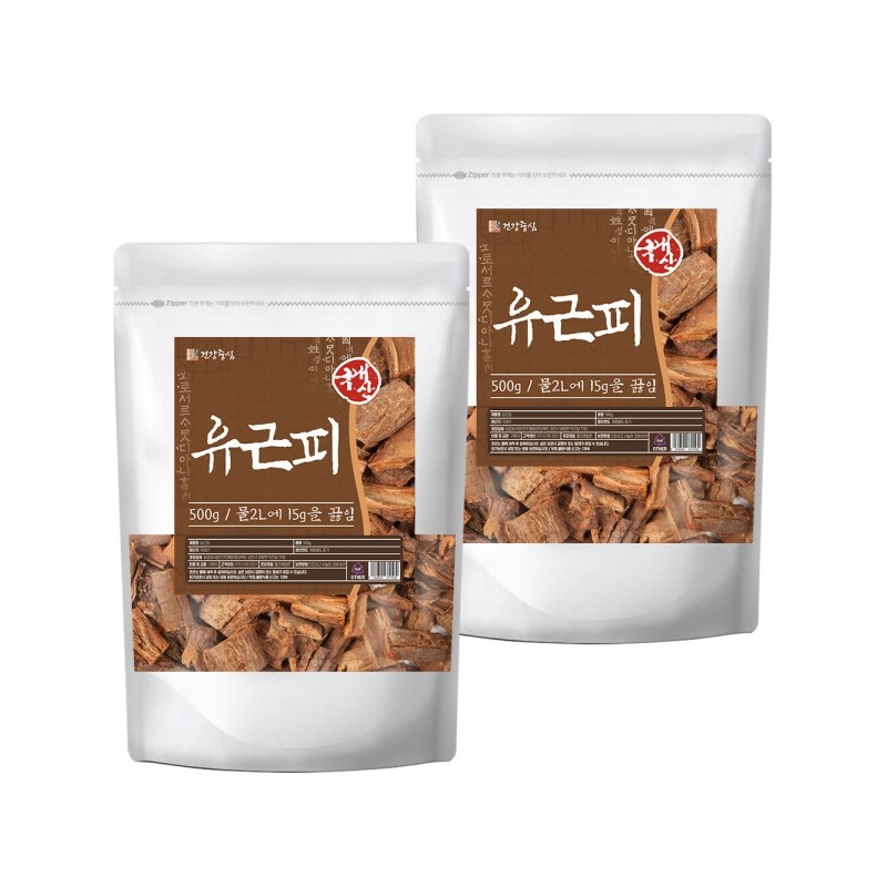 Domestic root bark elm tea 500g, 2 packs, practical, large