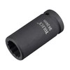 sourcing map 3/4-Inch Drive 24mm 12-Point Deep Impact Socket, CR-MO