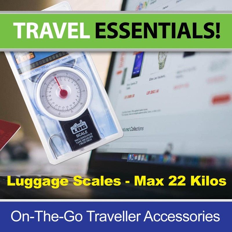 VFM - Airline Scales, Travel Essentials, Suitcase Scales, Portable Luggage