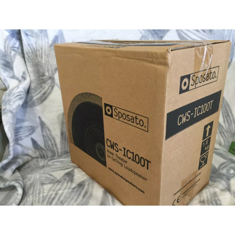 Sony Sposato CWS-IC100T, By Sony 6.5" 2-Way In-Ceiling Speaker, 60W,