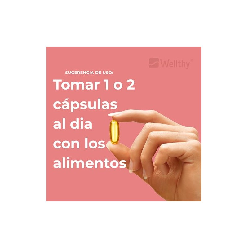 Wellthy Acrtic Omega 3 Softgel 400 Cápsulas. 360mg EPA, 240mg