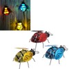3pcs Solar Bee Lights Cute Innovative Iron Art Solar Powered