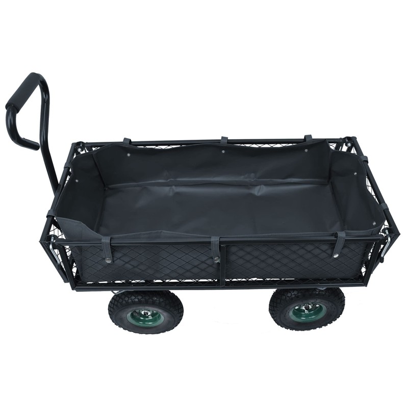Elevon Heavy Duty Garden Cart, 400 Lb Weight Capacity, Liner