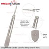 100 Scalpel Sterile Blades #24 With Free Scalpel Handle #4