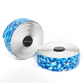 BUCKLOS Bike Handlebar Tape for Road Bike, Bicycle 4mm Thick EVA Padded Bar Tape,PU Handle bar Grip Wrap for Gravel Bike Cycling