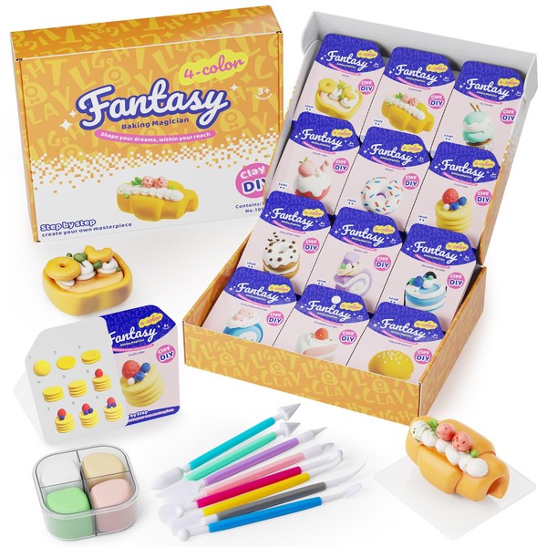 Air Dry Modeling Clay for Kids - Baking Artisan, 12