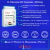 D-Mannose 90 Capsules 500mg - 1000mg per Serving - Pure