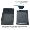 Zulkit Project Box ABS Plastic Waterproof Dustproof Electrical Junction Box