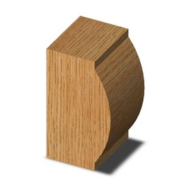 Whiteside Router Bits 1480 Oval Edge Bit with 1-1/2-Inch Bead, 1/4-Inch Depth and 1-3/4-Inch Cutting Length