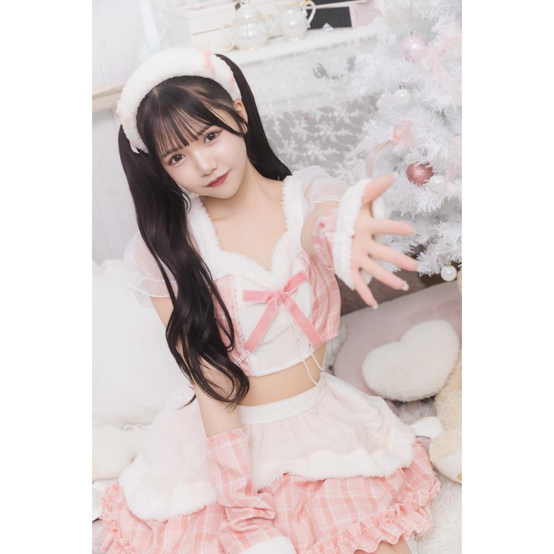Clearstone Women's Lyrical Palette Cosplay Christmas Twinkle Santa Pink