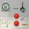 Velcro Dartboard Children with Basketball Hoop, 2-in-1 Dartboard Throwing Game