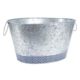 Old Dutch International Catalina Large Beverage Tub, Silver Blue (1600)