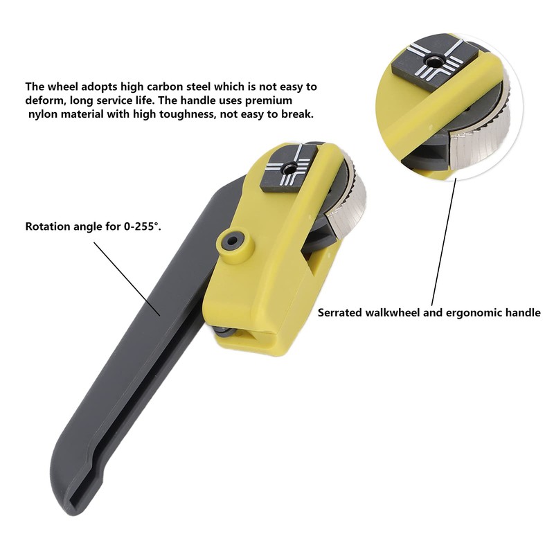Optical Cable Cutter, Adjustable Eccentric Gear Double Blade Optical Fiber