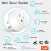 WiFi Smart Outlet Plug with Remote 2Sets,GreenCycle 1PK Portable Remote
