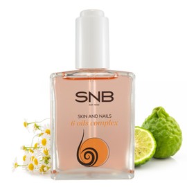 SNB Professional Complex 6 Oils 15 ml for Skin and Nails - Intensive Care with 6 Plant Oils, Vitamin E, Vitamin A and Bisabolol - For Dry Skin and Brittle Nails, Soothing, Regenerating