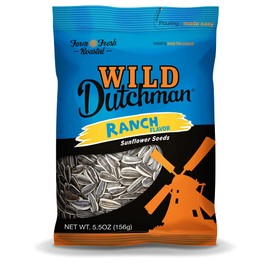 Wild Dutchman | Roasted Sunflower Seeds | Mouth Friendly Recipe for All Day Snacking | Ranch 5.5 oz (Pack of 1)…