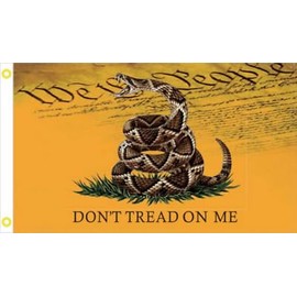 3X5 TRUMP WON 2024 WE THE PEOPLE GADSDEN DON'T TREAD ON ME FLAG BANNER X1