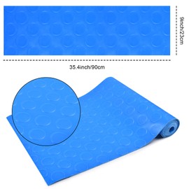 Pack of 2 Swimming Pool Ladder Mat, 23 x 90 cm Pool Ladder Mat, Swimming Pool Ladder Mat, Protective Mat for Pool Ladder, Non-Slip Ladder Mat with Non-Slip Texture, for Steps, Ladders