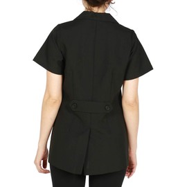 Tess Women's Salon Smock – Bleach-Proof Stylist Jacket, Lightweight Button-Down Uniform with Pockets for Cosmetology