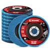 EZARC Flap Discs 40 Grit, 4 1/2 x 7/8-Inch Flap