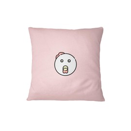 Bona Basics, Dekorative Kissenhülle, Heimdekoration, für Sofa, Cafeteria, Größe: 60x60 cm, Farbe:Hellrosa