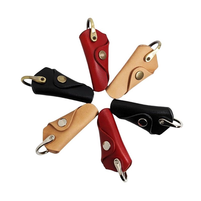 [PLUS EIGHT ONE +81] Tochigi Leather Key Case, Leather, Genuine