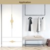 sourcing map 2 Pack Brushed Gold Cupboard Pulls, Semicircle Kitchen