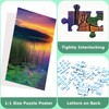 Sunset Lake Puzzle for Adults 1000 Piece Nature Landscape Lakeside