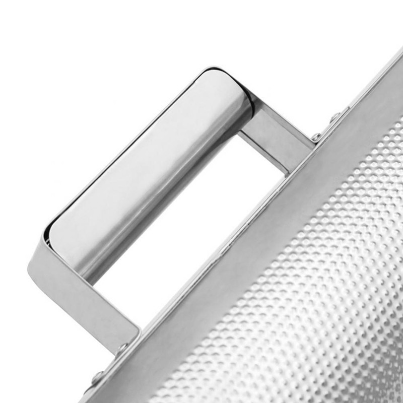 Durable Stainless Steel Metal Guiro Musical Percussion Instrument with Scraper