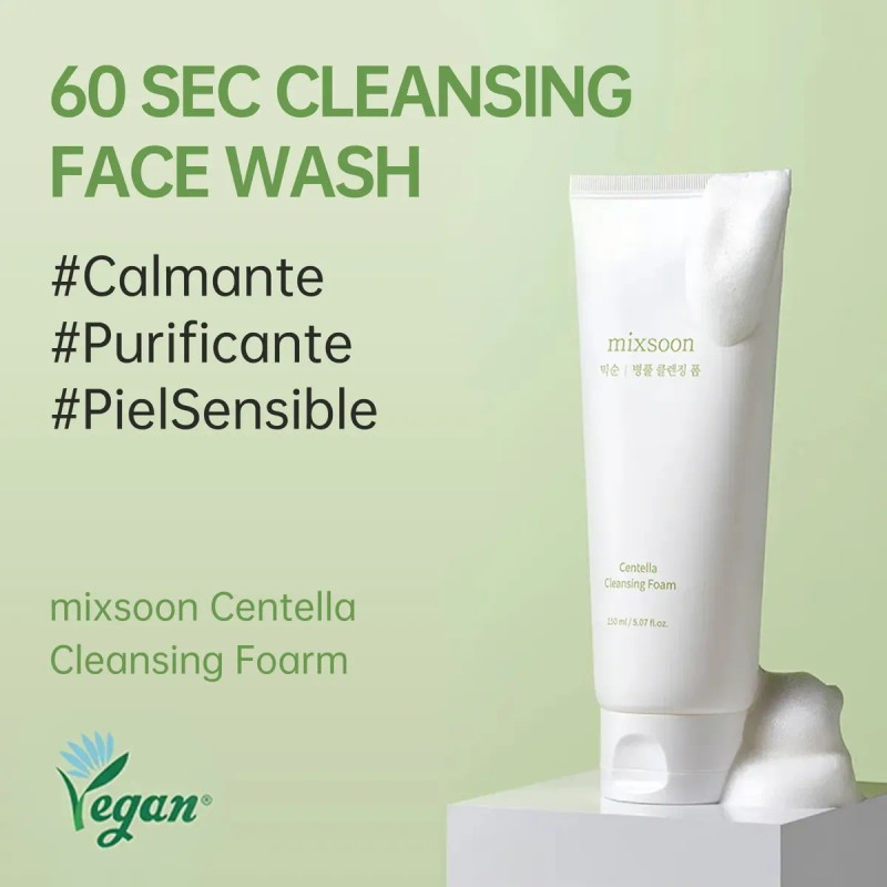 Mixsoon Espuma Limpiadora Centella Calmante Y Antiacné 150ml