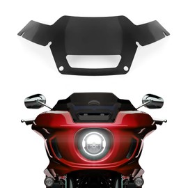 totiancong Detachable Windscreen Windshield Compatible for Harley Softail Low Rider ST FXLRST 2022-2024 ,El Diablo FXRST 2022，black