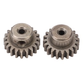 ANKROYU RC Motor Gear 2Pcs M0 6 20T Steel Pinion Gear Set High Performance Durable Quiet Operation Easy Install for 1 12 1 16 Scale RC Cars