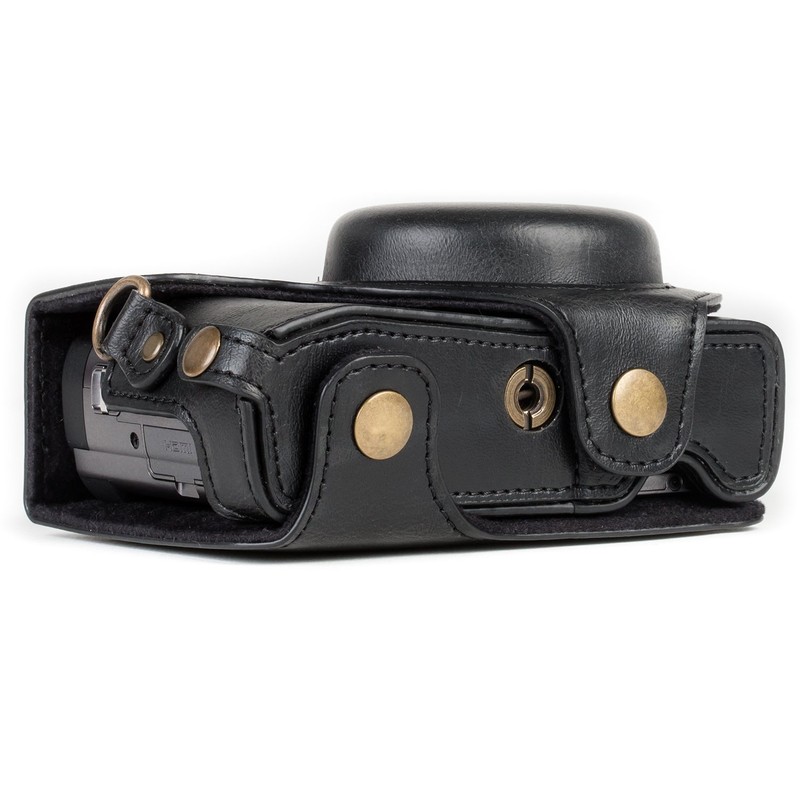 MegaGear MG1258 Panasonic Lumix DC-TZ95, DC-TZ90 Ever Ready Leder Kamera-Case