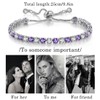 YeeHeen Birthstone Tennis Bracelets for Women Cubic Zirconia Bracelet Birthstone