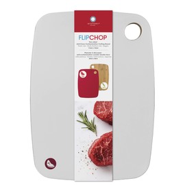 Architec FlipChop Reversible, Bamboo and Plastic Cutting Board, 11" By 15", White (Model: FC15W)