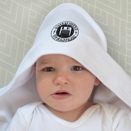 Azeeda 'Insert Disk 2 To Continue' Baby Hooded Towel (HT00035144)